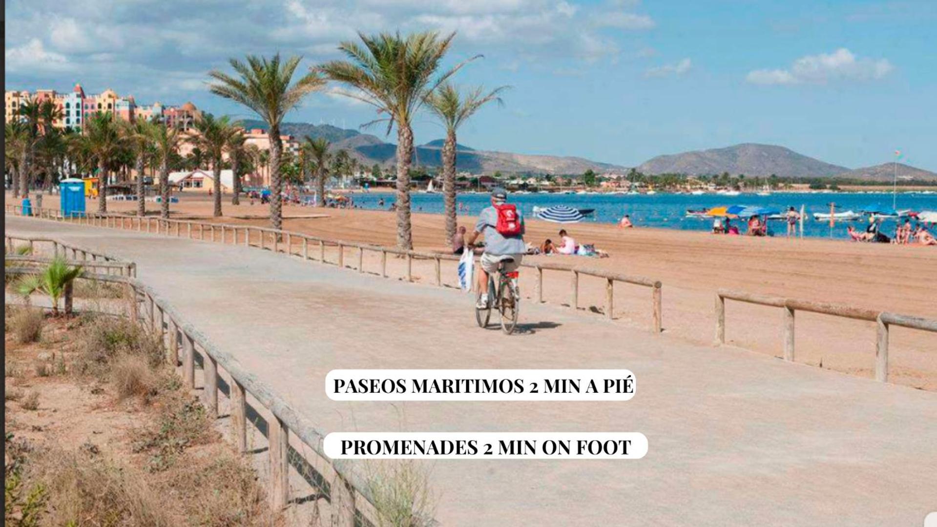 Apartamento Completo Villa Cristal Playa La Manga del Mar Menor Eksteriør bilde